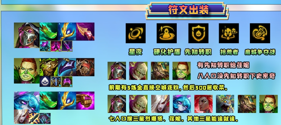 金铲铲之战S13炼金先知怎么玩