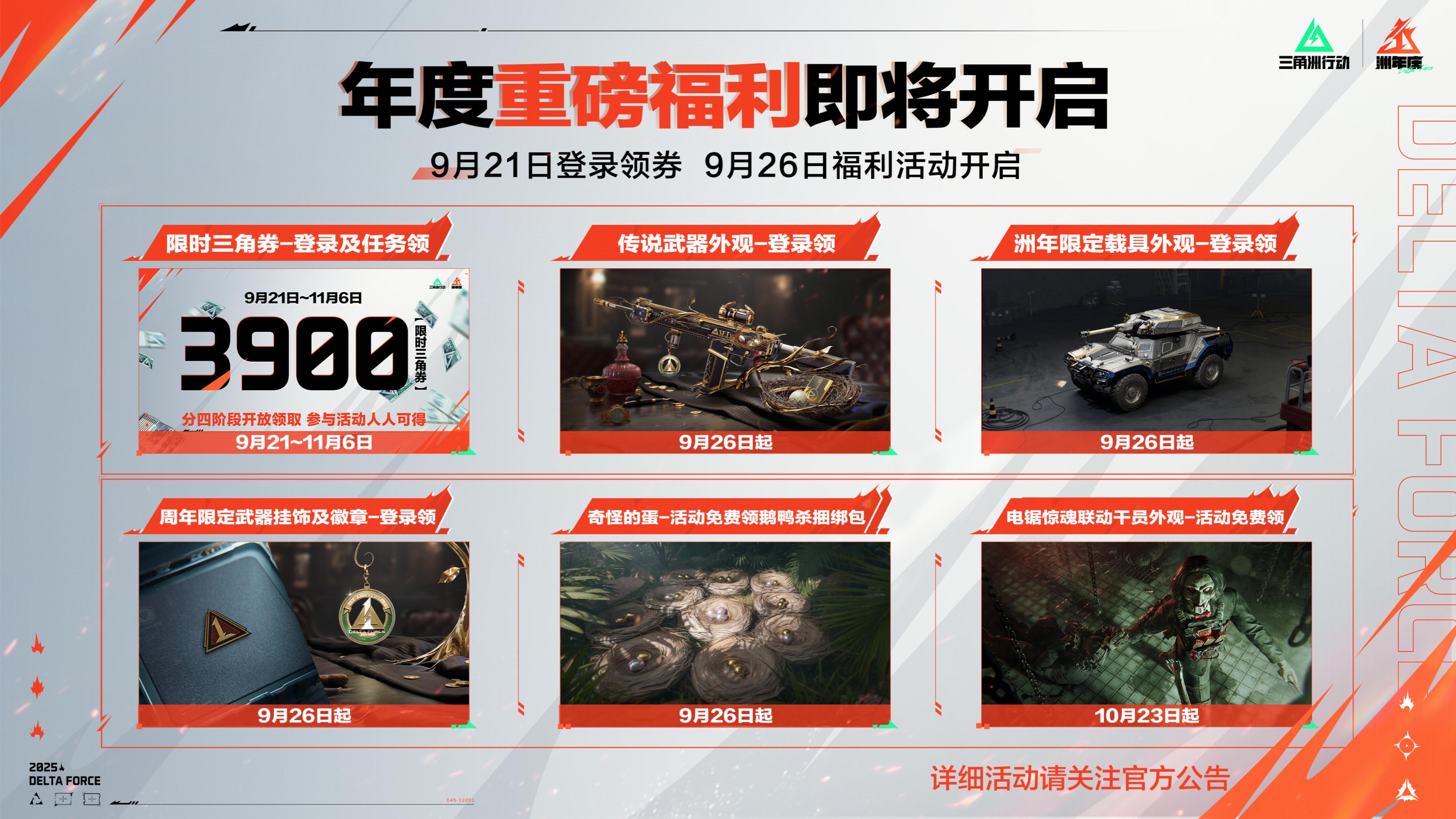 《三角洲行动》烈火冲天新赛季上线,洲年庆福利活动即将开启