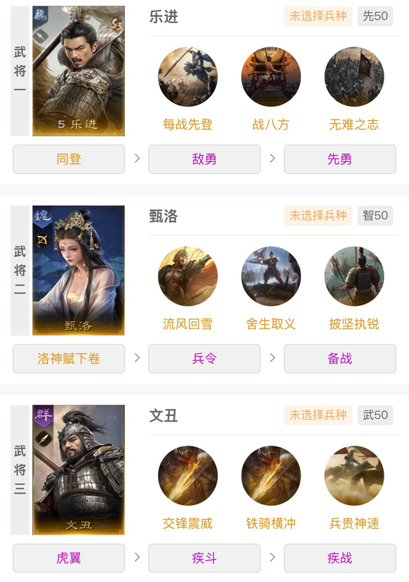 三国谋定天下S5前三队怎么选