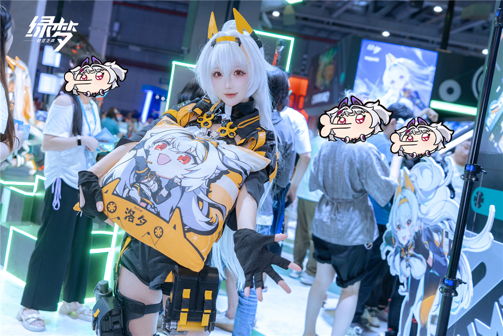 二次元ACT新游燃动BW2025《绿梦：时空之声》展台引爆现场