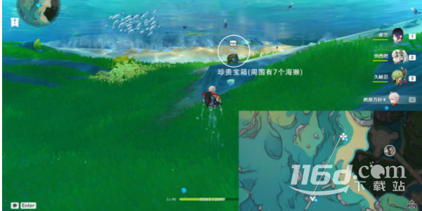 《原神》枫丹湖7个悠悠海獭通关方法