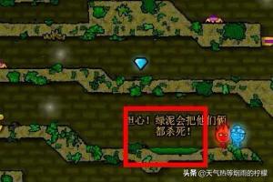 森林冰火人中文版游戏1关攻略