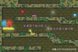 森林冰火人中文版游戏1关攻略