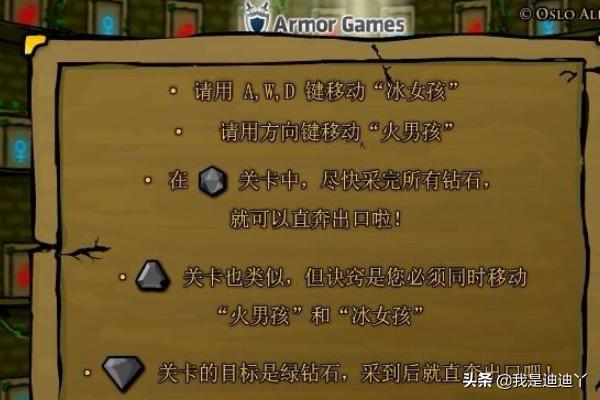 森林冰火人中文版游戏1关攻略
