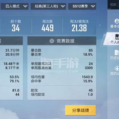 和平精英最高kd纪录是谁
