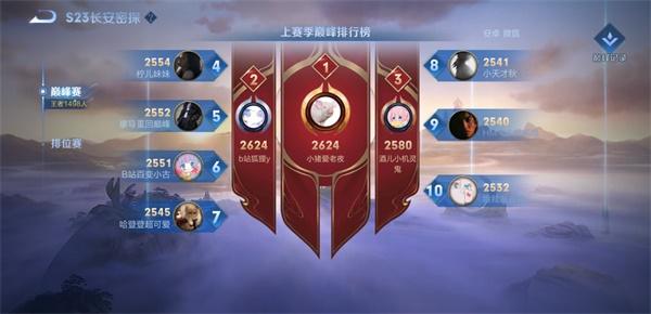 王者荣耀段位等级有哪些