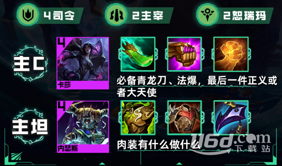 云顶之弈S95塔姆司令女枪阵容怎么选择搭配