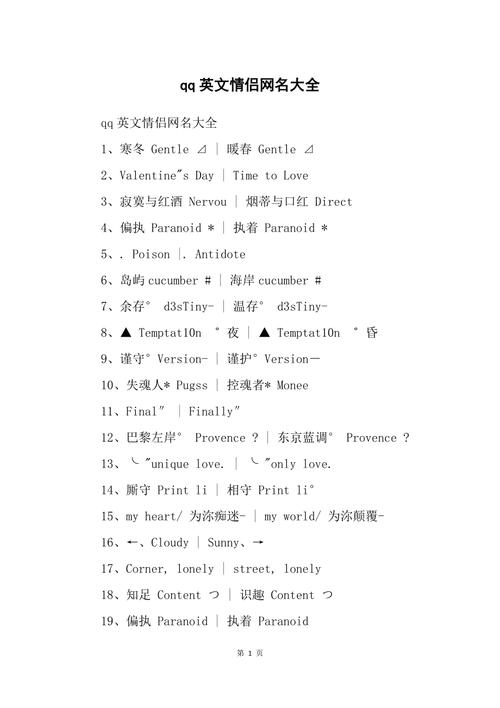 有含义的英文网名简短女生
