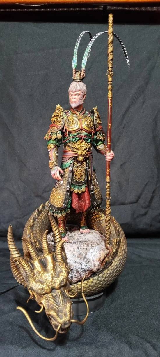 玩家自制《黑神话》金龙3D模型：细节丰富 金龙超帅!