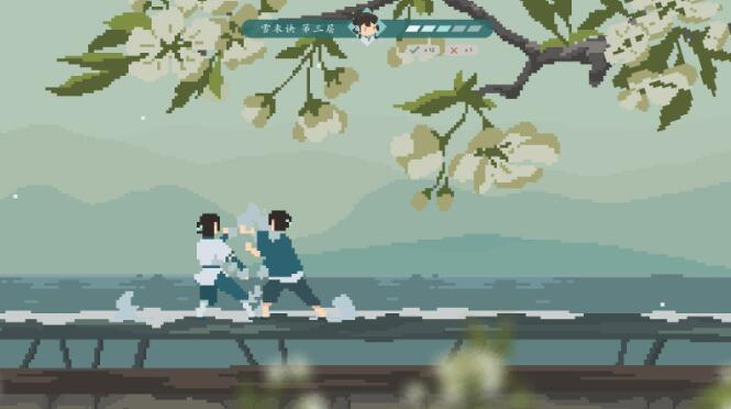 3月15日简短轻松的国风动作游戏《月白》Steam页面上线