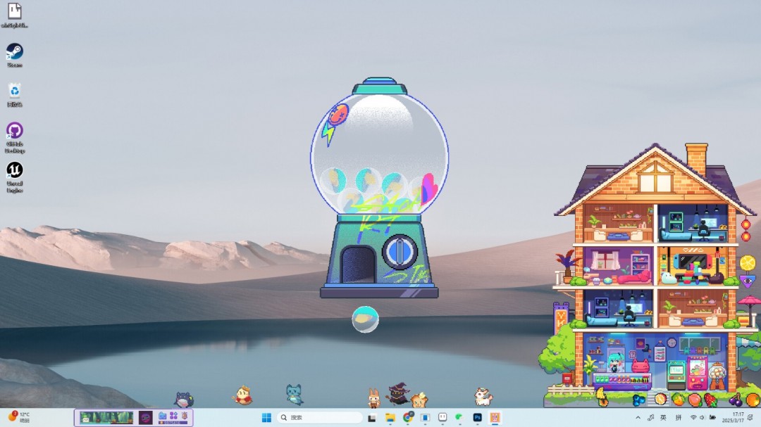 放置游戏《桌宠屋》Steam页面开放，年内发售！