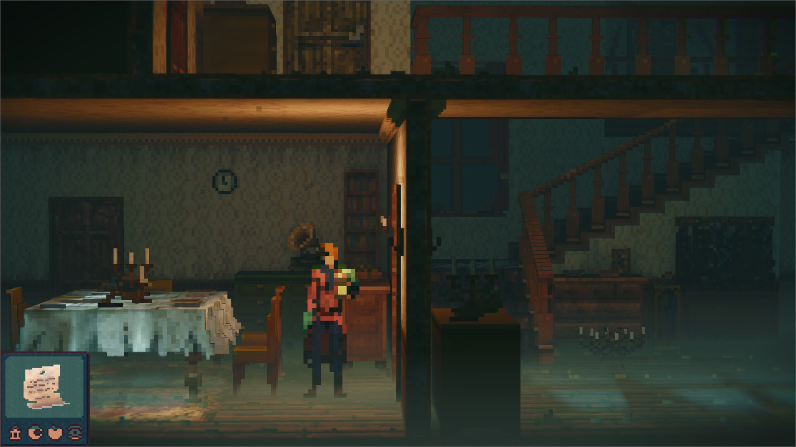 像素风生存侦探游戏《Ophelia》Steam页面开放！