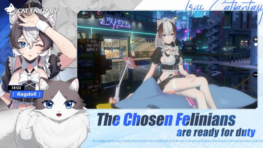 猫娘手游《猫之城》Steam页面开放，年内发售！