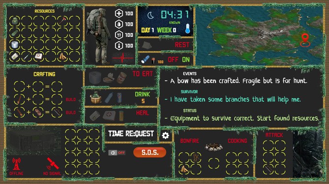 孤岛生存冒险新游《Time Re:Quest》登陆Steam正式推出！