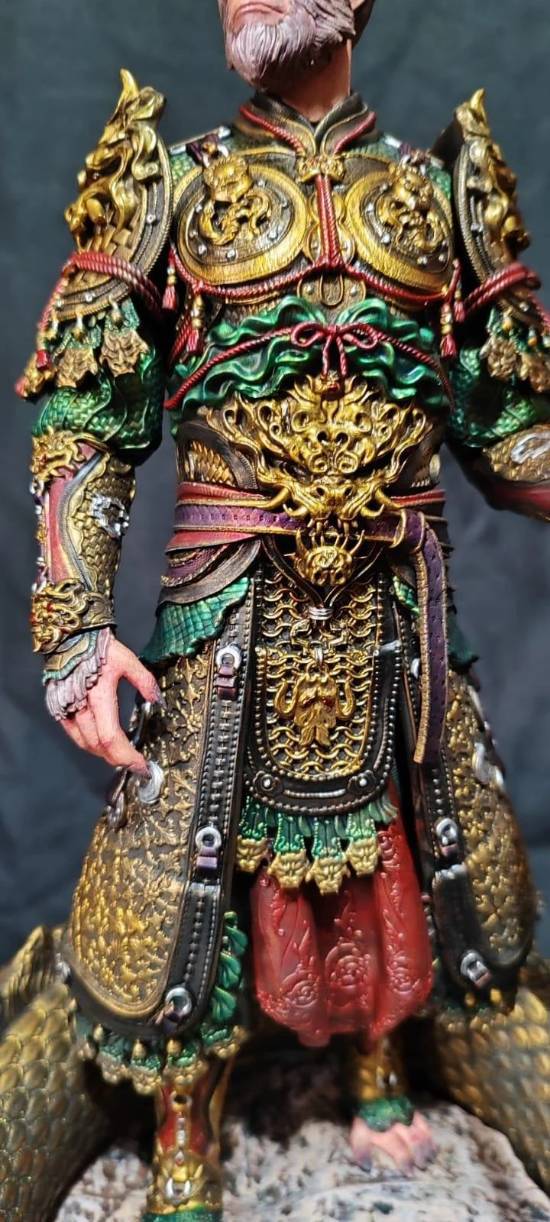 玩家自制《黑神话》金龙3D模型：细节丰富 金龙超帅!