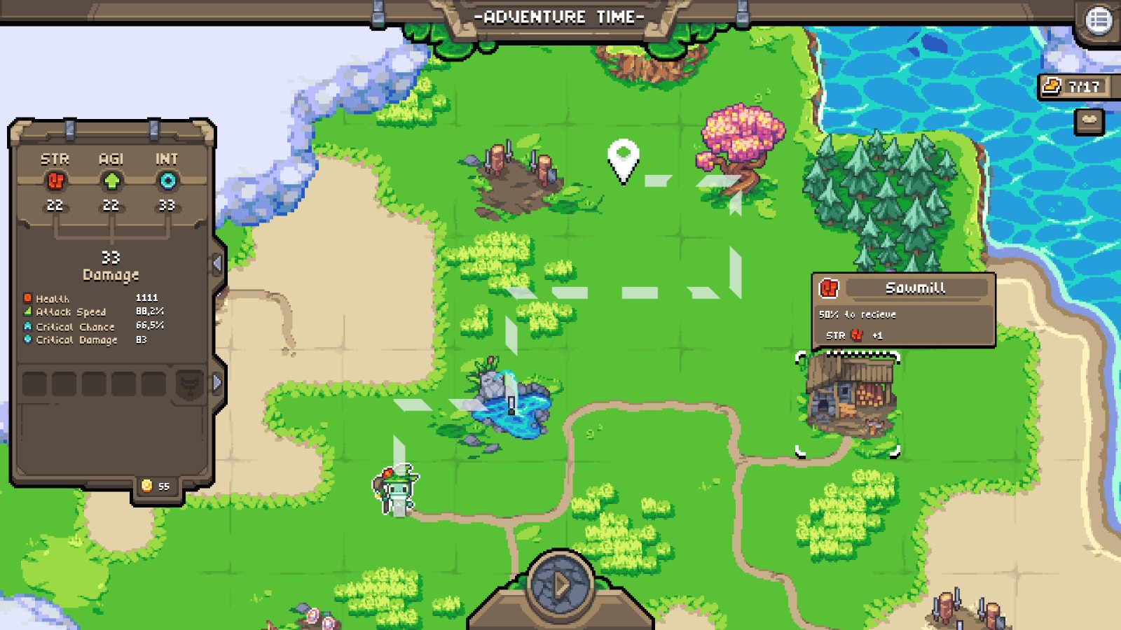 自动战斗游戏《KinPath》Steam页面上线，支持中文！