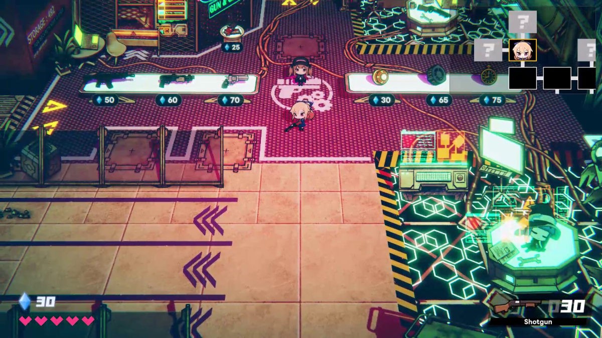 2.5D动作射击新游 《Gunner-chan!》Steam页面上线！