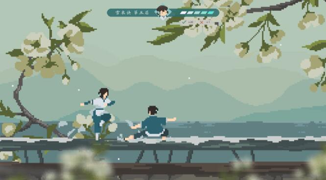 3月15日简短轻松的国风动作游戏《月白》Steam页面上线