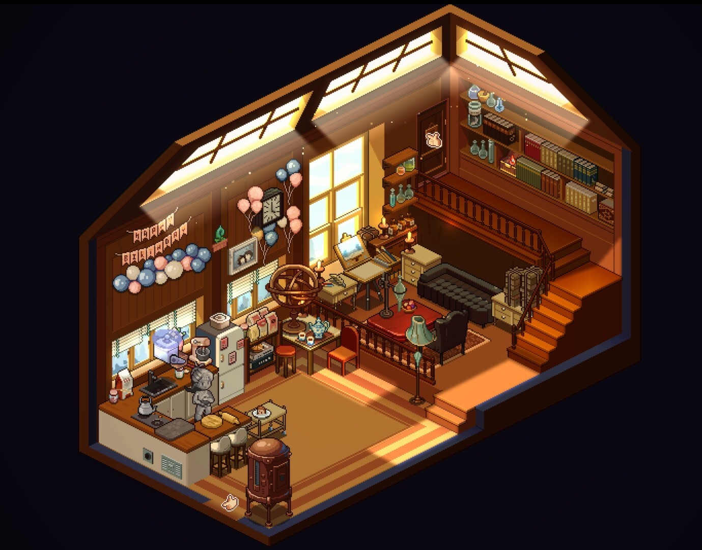 像素搬家游戏《呓语小镇》今日Steam页面上线，发售日待定！