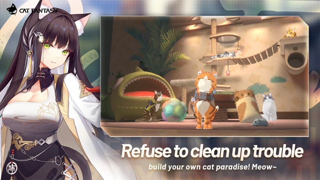 猫娘手游《猫之城》Steam页面开放，年内发售！