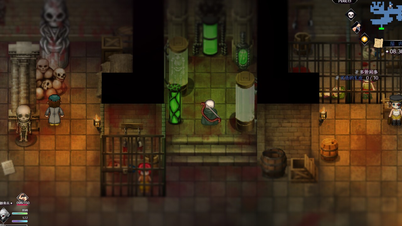 策略角色扮演游戏《骸骷王》Steam页面开放，支持中文！