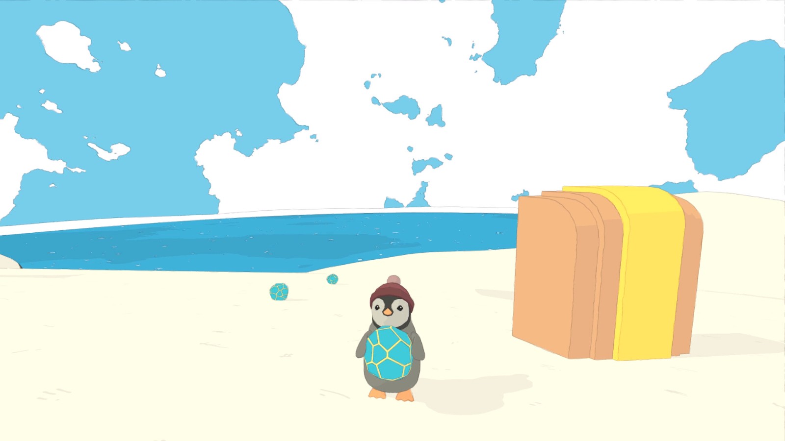 企鹅主角物理沙盒生存建设新游《Whelm》目前已经上架Steam！
