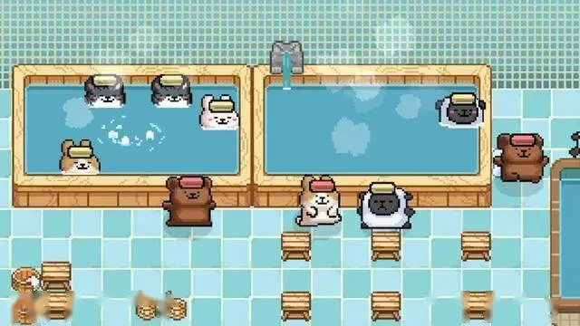 《动物温泉》Steam页面曝光！2025年，与萌宠共浴的休闲时光即将开启！