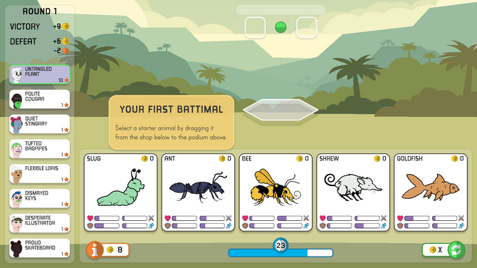 休闲风DNA合成生物对战游戏《Battimals》登陆Steam！