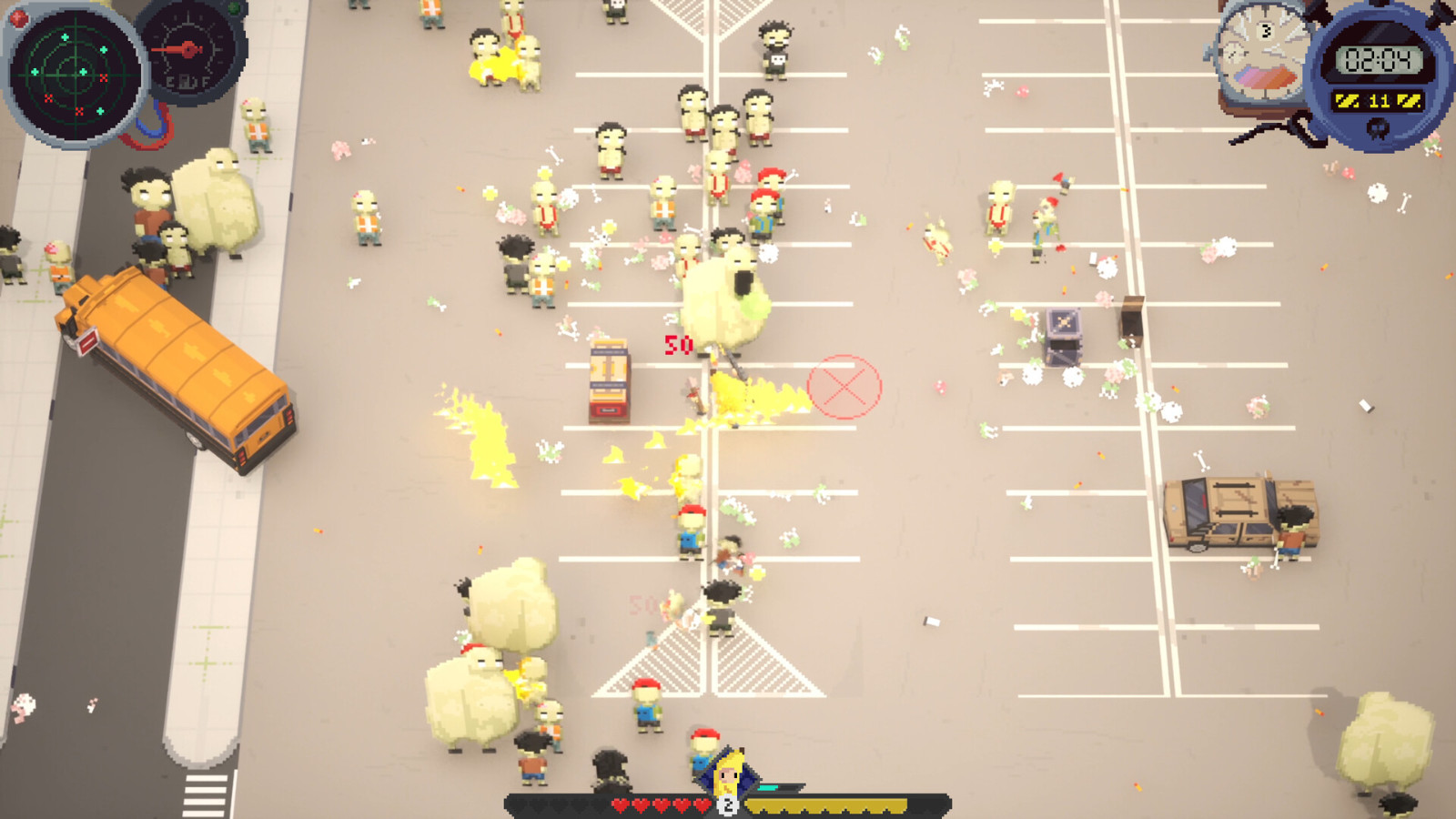 Roguelite 动作游戏《Deadly Days: Roadtrip》Steam页面，发行日期待定！