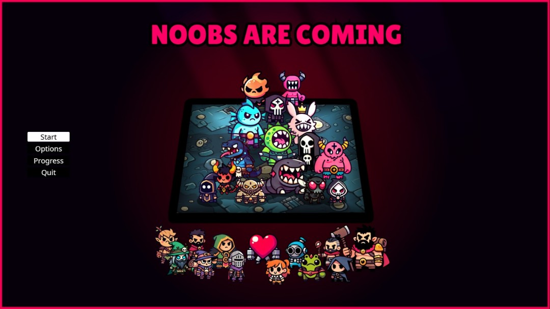 Roguelike游戏《Noobs Are Coming》Steam页面开放，年内发售！
