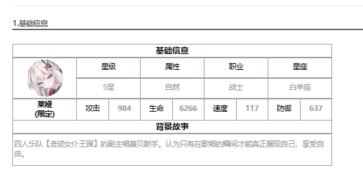 《第七史诗》莱娅解析