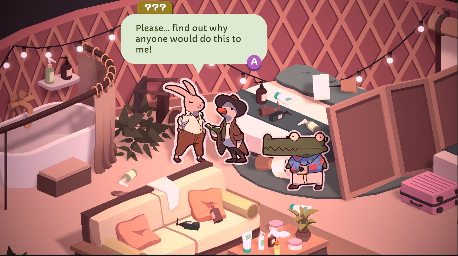 温馨推理游戏《鸭鸭侦探》Steam页面上线，明年发售！