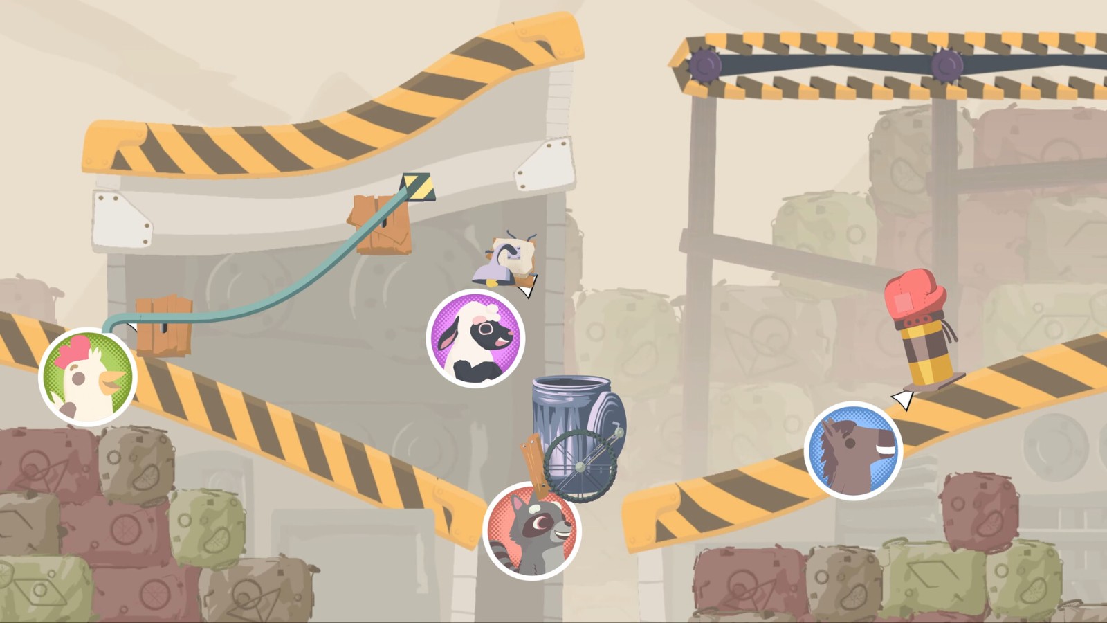 自行车竞速派对游戏《Ultimate Sheep Raccoon》Steam页面上线，明年发售！