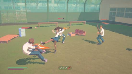 美少女格斗动作游戏公开Steam页面！JK激战不良少年