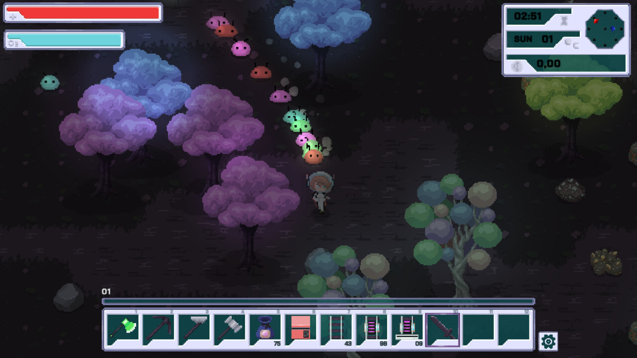2D像素风模拟游戏《PLANET IX》Steam页面发售，支持中文！