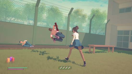 美少女格斗动作游戏公开Steam页面！JK激战不良少年