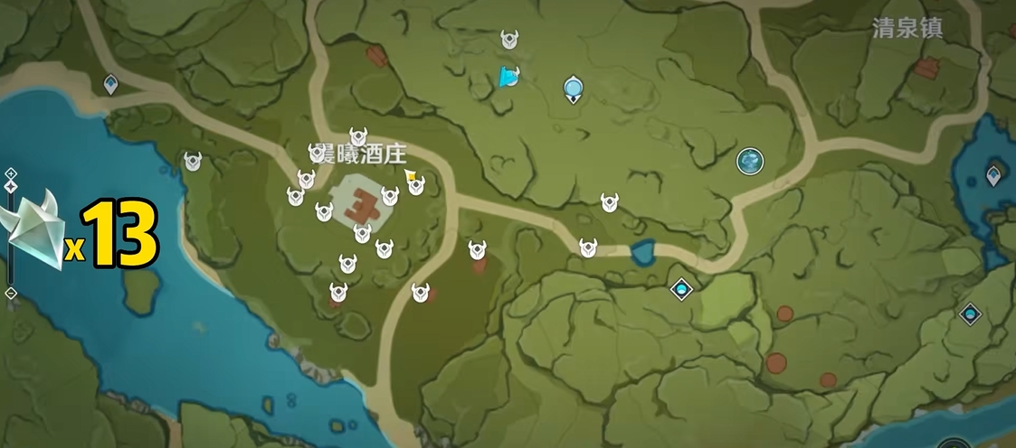 原神晶蝶位置在哪