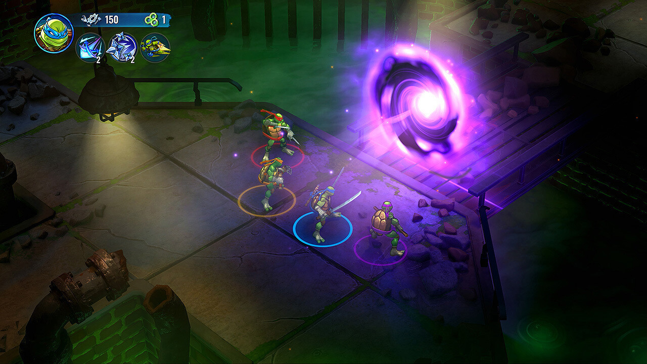 动作冒险游戏《忍者神龟：斯普林特的命运》Steam页面上线！