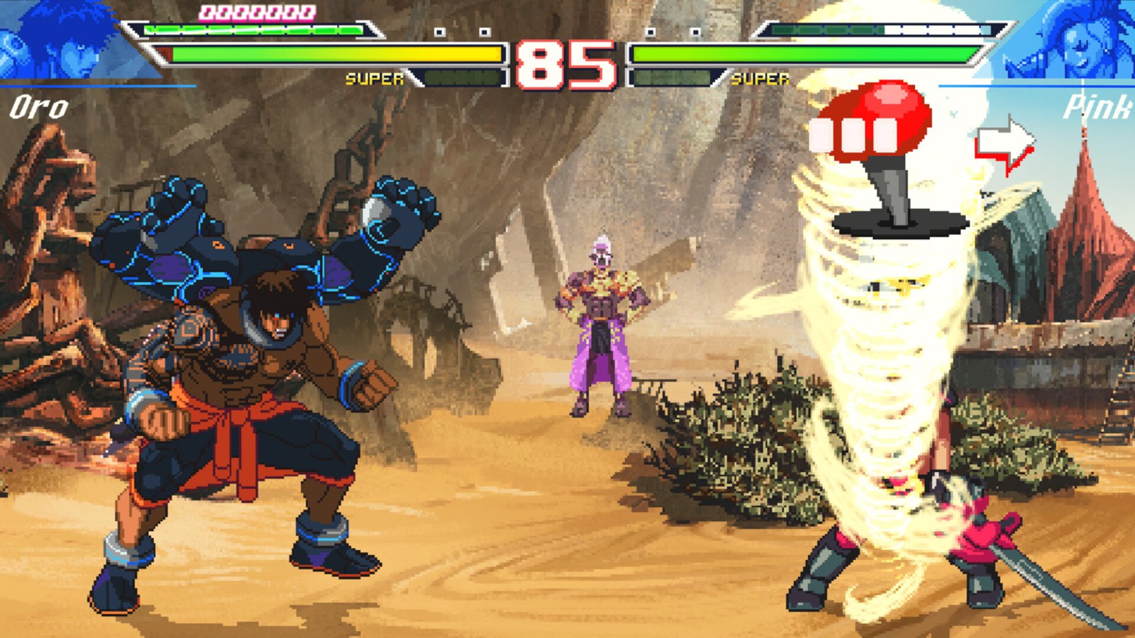 格斗游戏《Blazing Strike》Steam页面上线，支持中文！